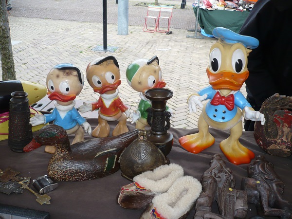 Familie Duck op Matsmarkt