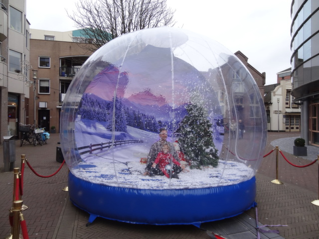 Snowglobe op de Wintermarkt 2014 Purmerend