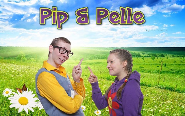 Pip & Pelle treden op in boekhandel het Leestekene in Purmerend