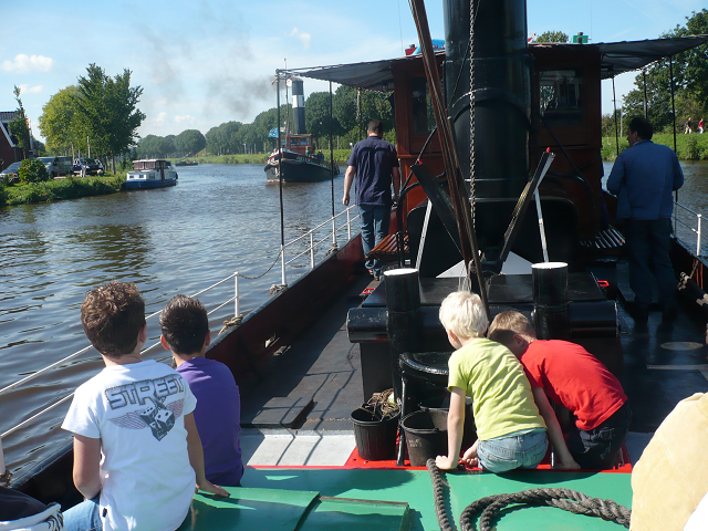 Stoomschip tijdens Purmerend onder stoom 2010